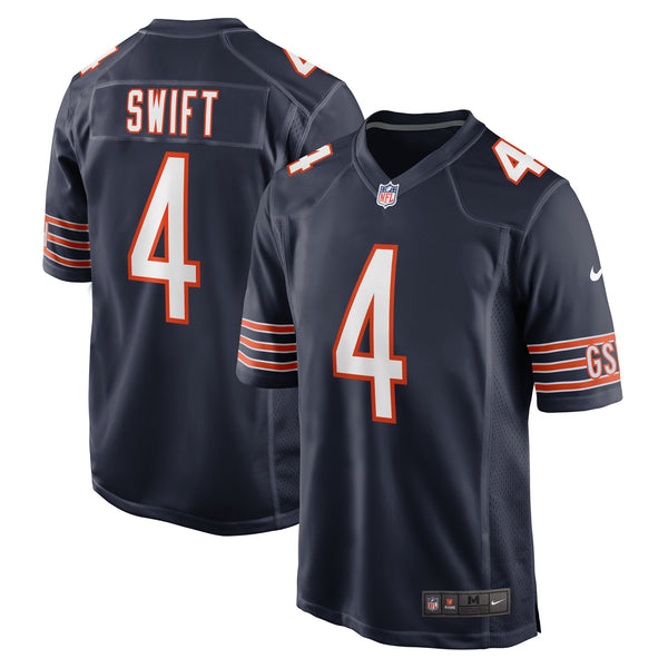 Chicago Bears D'Andre Swift Navy Game Jersey