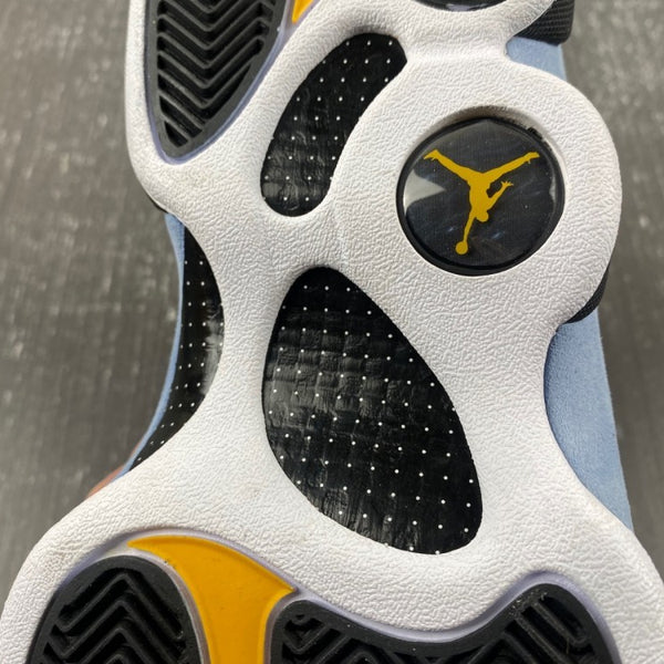 Sneakers, White Black Yellow Gray Blue Colorway, Lace Up Design, Casual Gift for Sneaker Fans