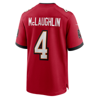 Tampa Bay Buccaneers Chase McLaughlin Red Game Player Jersey