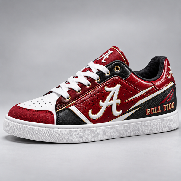 ALA Crimson Script - Roll Tide in Red, White and Black - main