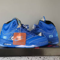 High Top Sneakers, Blue Colorway, Lace Up Design, Casual Gift for Sneaker Fans