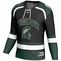 #1 Michigan State Spartans Hockey Jersey - Black