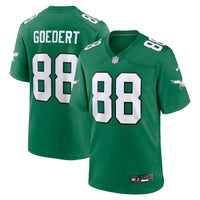Philadelphia Eagles Dallas Goedert Kelly Green Alternate Game Player Jersey