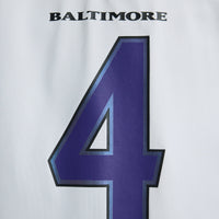 Baltimore Ravens Zay Flowers White Game Jersey