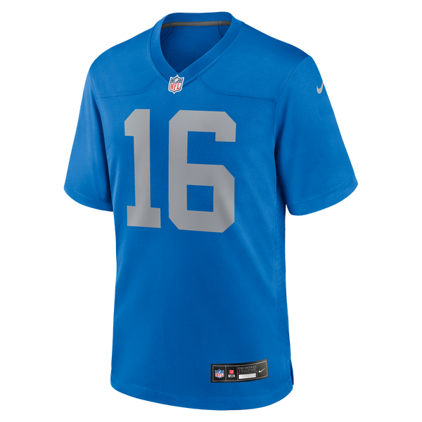 Detroit Lions Jared Goff Blue Alternate Game Jersey