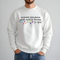 Humorous Christmas Jingle Crewneck, Jingle Some of the Way Sweatshirt, Sarcastic Holiday Sweater, Adorable Xmas Pullover Present for Men and Women
