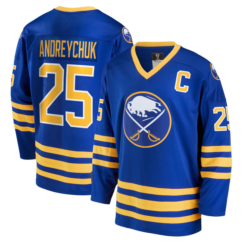 Buffalo Sabres Dave Andreychuk Royal Breakaway Retired Player Jersey