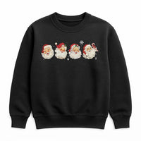 Vintage Christmas Graphic Sweatshirt, Retro Santa Sweatshirt, Classic Holiday Crewneck, Comfy Winter Xmas Pullover, Santa Claus Sweatshirt