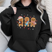 Gingerbread Sonographer Hoodie, Ultrasound Tech Christmas Hoodie, Adorable Radiology Holiday Hooded Sweatshirt, Sonography Xmas Present