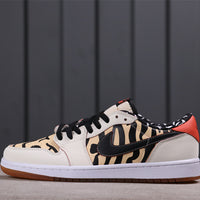 Low Top Sneakers, White Colorway, Lace Up Design, Casual Gift for Sneaker Fans