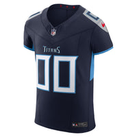 Tennessee Titans Navy Elite Custom Jersey