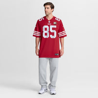 San Francisco 49ers George Kittle Scarlet 80th Anniversary Game Jersey