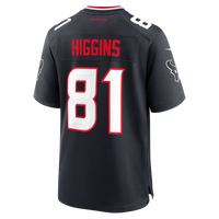 Houston Texans Jayden Higgins Navy Game Jersey