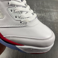 High Top Sneakers, White Black Red Colorway, Leather Footwear, Lace Up Design, Casual Gift for Sneaker Fans