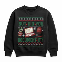 Humorous HR Office Christmas Sweatshirt, But Did You Document It Sweatshirt, Nurse Teacher Work Sweatshirt, Holiday Crewneck Sweater