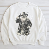 Western Christmas Lasso Sweatshirt, Cowboy Santa Sweatshirt, Vintage Cowboy Santa Crewneck, Retro Western Holiday Sweatshirt, Cowgirl Present