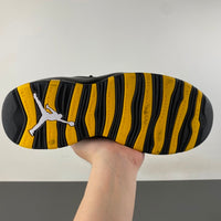 Retro Low Top Sneakers, Black Yellow Colorway, Lace Up Design, Casual Gift for Sneaker Fans