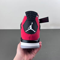 Mid Top Sneakers, Red Black Colorway, Lace Up Design, Casual Gift for Sneaker Fans