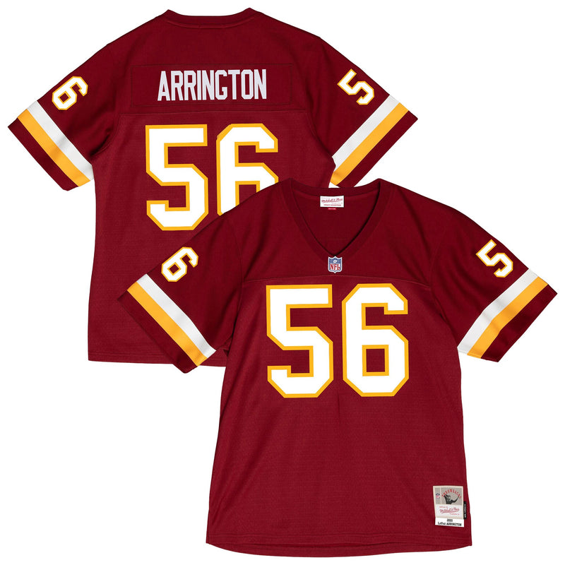 Washington Commanders LaVar Arrington Burgundy 2001 Legacy Throwback Replica Jersey