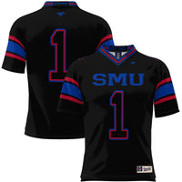#1 SMU Mustangs Endzone Football Jersey - Black