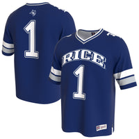 Rice Owls Lightweight Collegiate Football Fashion Jersey - Navy
