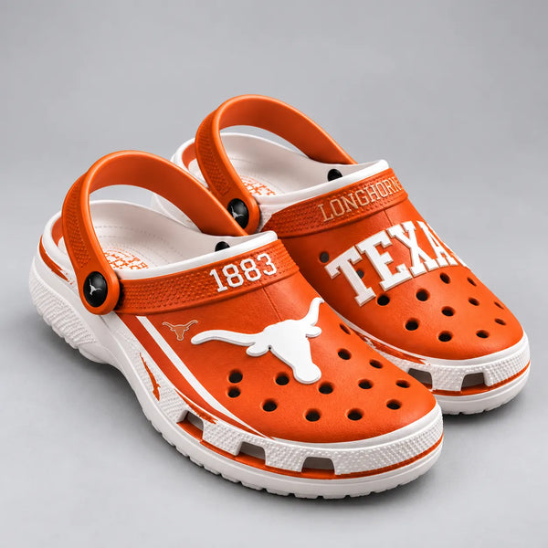 TEX 1883 - Burnt Orange Collegiate Clogs - main