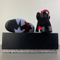 Retro High Top Sneakers, Black Red Colorway, Lace Up Design, Casual Gift for Sneaker Fans