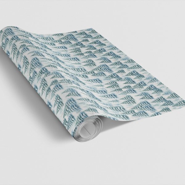 Watercolor Snowfall Gift Wrap, Winter Pine Tree Wrapping Paper, Christmas Pine Tree Gift Wrapping Paper, Holiday Season Prese