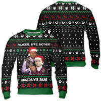 Personalized Face Ugly Sweater, Custom Photo Ugly Christmas Sweater, Humorous Matching Holiday Sweatshirt, Custom Picture Pullover Sweater