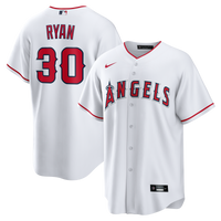 Los Angeles Angels Nolan Ryan White Home Retired Player Replica Jersey