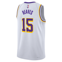 Los Angeles Lakers Association Edition Swingman Jersey - White - Austin Reaves