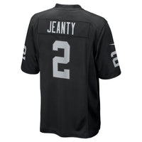 Las Vegas Raiders Ashton Jeanty Black Team Game Jersey