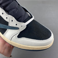 Low Top Sneakers, Blue White Black Colorway, Leather Footwear, Reverse Hook Design, Lace Up Design, Casual Gift for Sneaker Fans