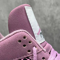 High Top Sneakers, Pink Colorway, Lace Up Design, Casual Gift for Sneaker Fans