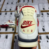 Low Top Sneakers, White Black Red Colorway, Lace Up Design, Casual Gift for Sneaker Fans