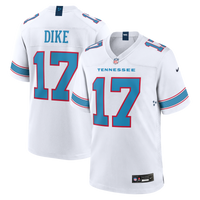 Tennessee Titans Chimere Dike White Game Jersey