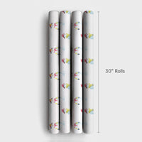 First Responder Gift Wrap, Firefighter Snowman Wrapping Paper, Watercolor Snowman Wrapping Paper, Adorable Christmas Firefighter Wrapping Paper