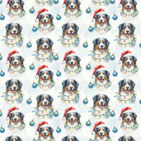Aussie Dog Gift Wrap, Australian Shepherd Wrapping Paper, Christmas Puppy Wrapping Paper, Holiday Dog Lover Gift Wrap