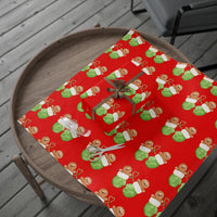 Adorable Holiday Gift Wrap, Gingerbread Man Wrapping Paper, Christmas Gingerbread Wrapping Paper, Winter Mitten Gift Wrap, Festive Present Paper