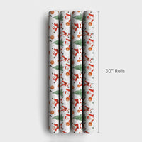 Sports Christmas Gift Wrap, Basketball Santa Wrapping Paper, Watercolor Basketball Holiday Wrapping Paper, Athlete Xmas Gift Wrapping Paper