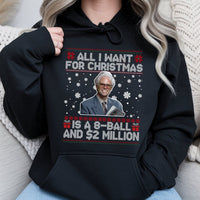 Retro Christmas Graphic Sweatshirt, Humorous Christmas Meme Hoodie, Adorable Christmas Holiday Sweater, Winter Meme Pullover, Humorous Christmas Present
