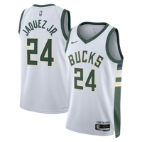 Milwaukee Bucks Association Edition Swingman Jersey - White - Jaime Jaquez Jr.