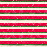 Red and Green Wavy Gift Wrap, Candy Ribbon Snowfall Wrapping Paper, Festive Holiday Present Paper, Whimsical Christmas Package Wrap Roll