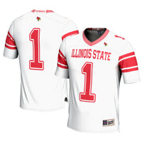 #1 Illinois State Redbirds Football Jersey – White