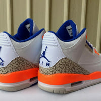 Sneakers, Blue White Orange Colorway, Lace Up Design, Casual Gift for Sneaker Fans
