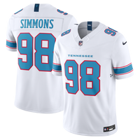 Tennessee Titans Jeffery Simmons White Stitched Limited Jersey