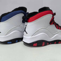 High Top Sneakers, White Red Black Colorway, Mismatched Colorway, Lace Up Design, Casual Gift for Sneaker Fans