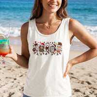 Festive Medical Squad Tank, Christmas Nurse Tank Top, Holiday Nurse Christmas Sleeveless Tee, Adorable Doctor Nurse Xmas Tank Top, Nurse Present