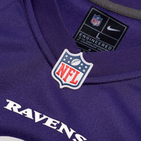 Baltimore Ravens Nick Moore Purple Game Jersey