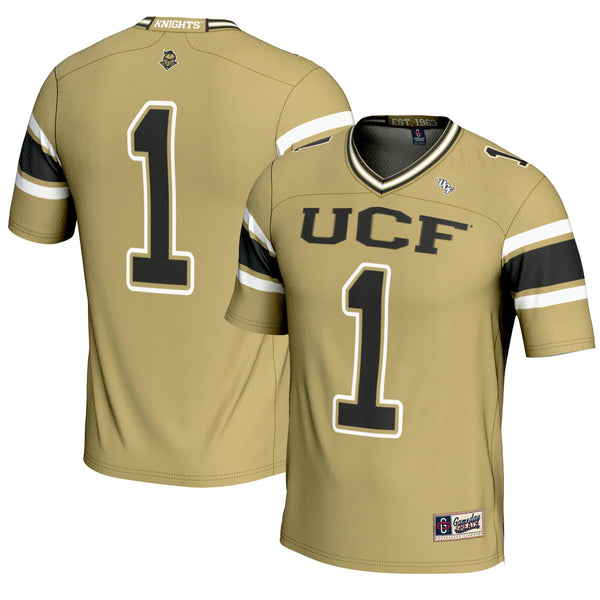 #1 UCF Knights Endzone Football Jersey - Gold